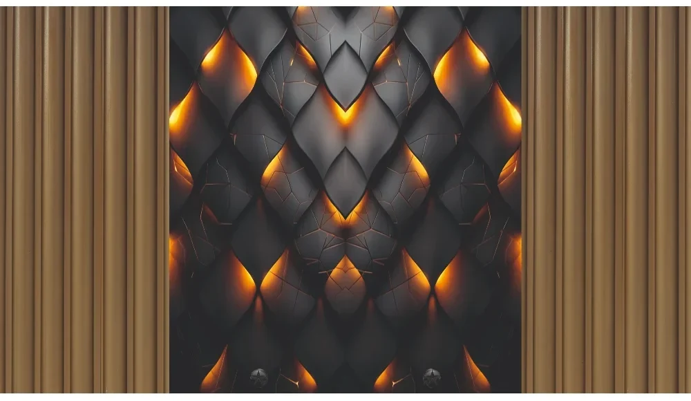 Seytex Led Işık Lambiri Panel Duvar Kağıdı ölçüye özel duvar kağıdı