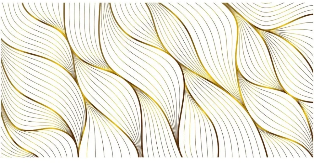 Seytex 3d Beyaz Gold Duvar Kağıdı ölçüye özel duvar kağıdı