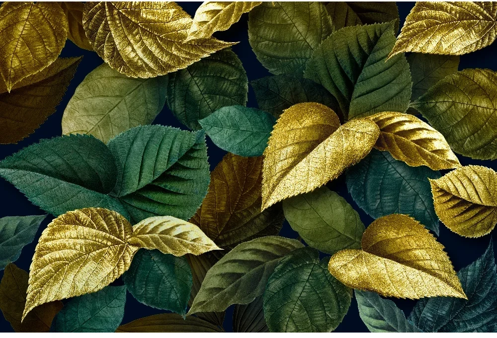 Seytex Gold Yaprak Duvar Kağıdı