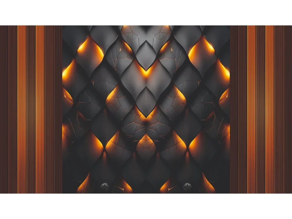 Seytex TP008 Seytex Led Işık Lambiri Panel Duvar Kağıdı tekstil duvar kağıdı