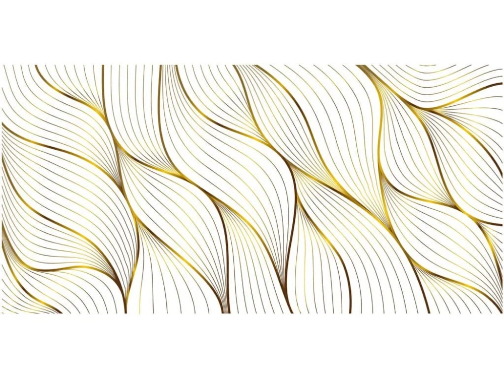 Seytex 3d Beyaz Gold Duvar Kağıdı
