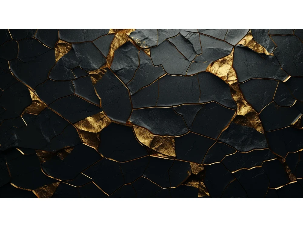 Seytex 3D035 Seytex 3d Gold Parçalı Boya Desenli Duvar Kağıdı tekstil duvar kağıdı