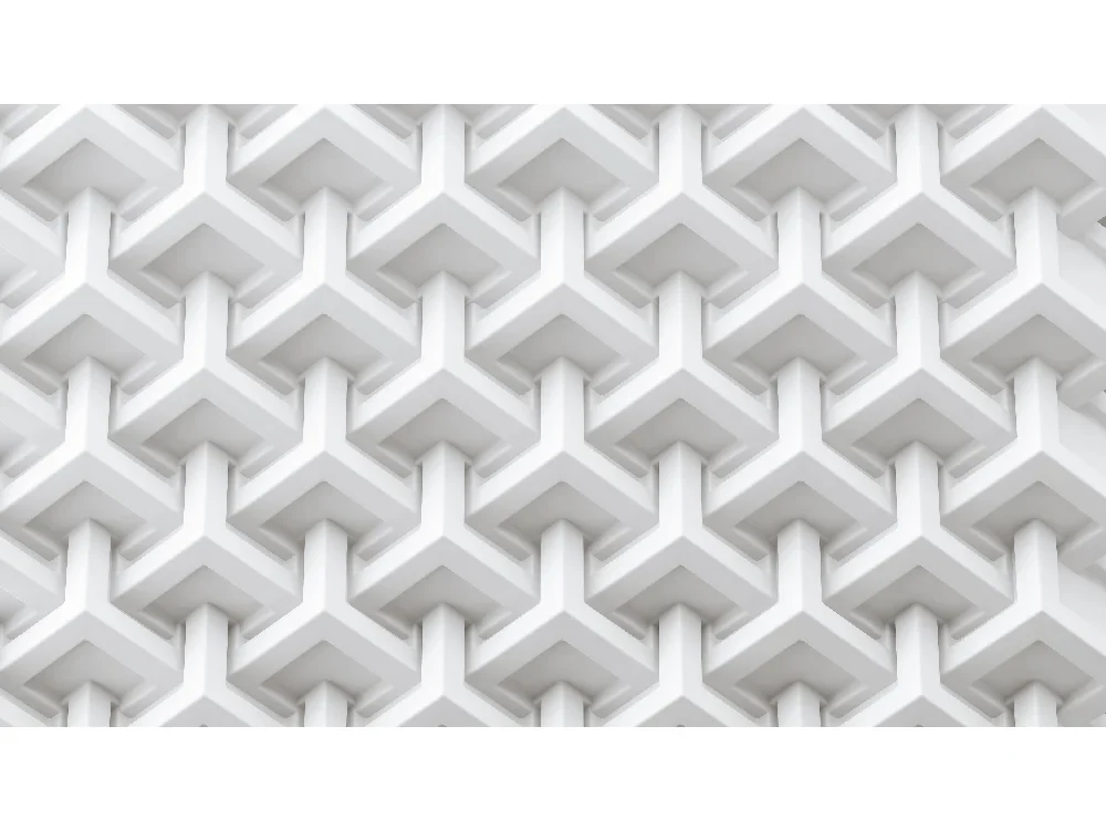 Seytex 3d Örme Beyaz Duvar Kağıdı