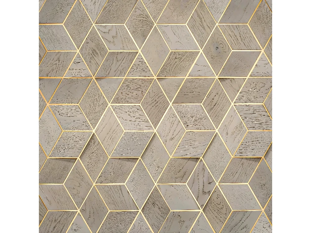 Seytex MD006 Seytex Kahverengi Gold Çizgili Duvar Kağıdı tekstil duvar kağıdı