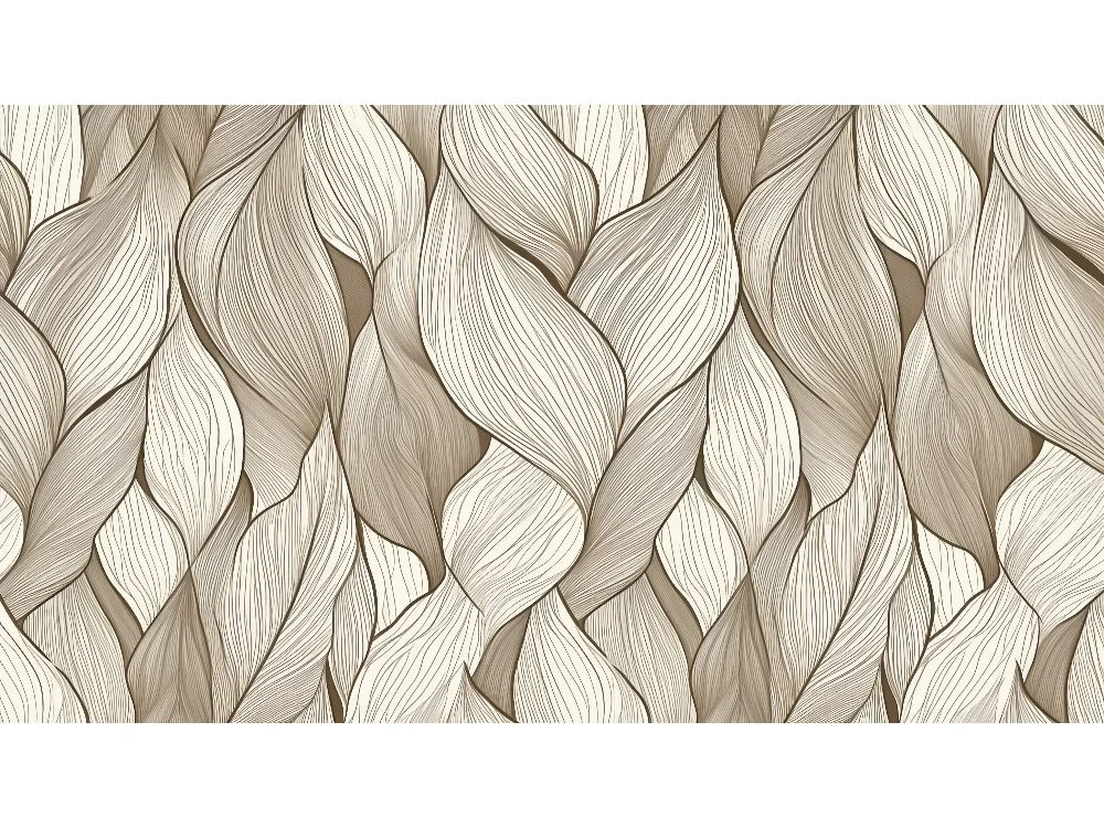 Seytex MD029 Seytex Dolanmış Yaprak Duvar Kağıdı tekstil duvar kağıdı