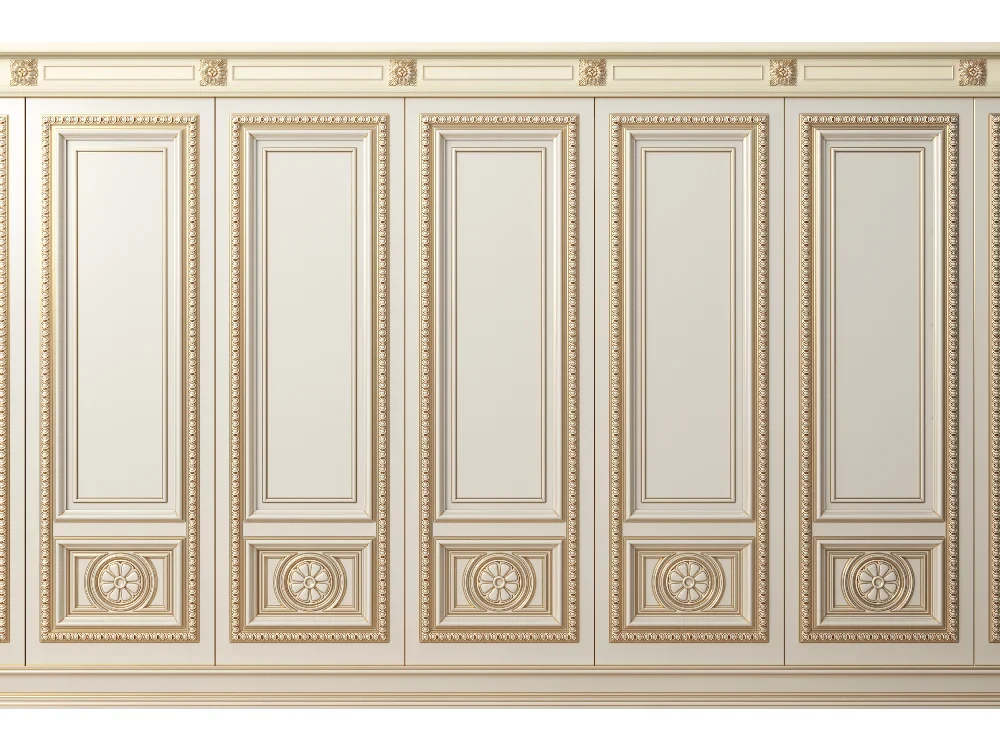Seytex CS-022 Seytex Beyaz Gold Detay Duvar Kağıdı tekstil duvar kağıdı