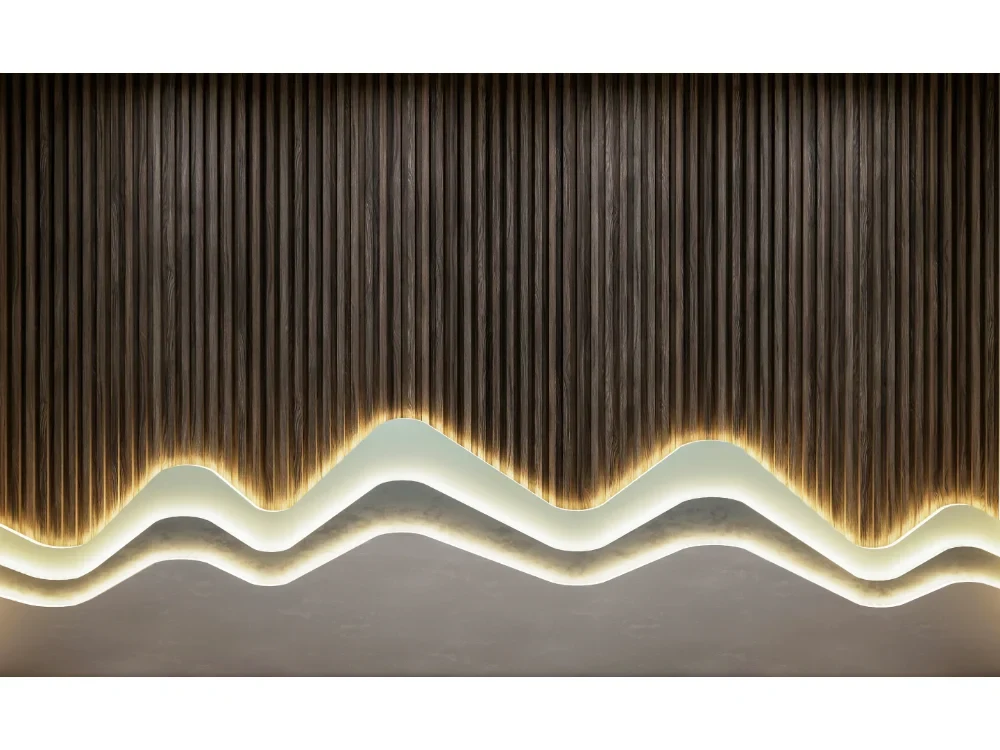 Seytex TP030 Seytex Işıklı Lambiri Duvar Kağıdı tekstil duvar kağıdı