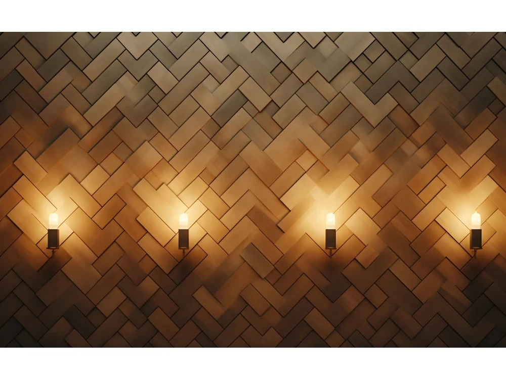 Seytex TP035 Seytex Işıklı Ahşap Duvar Kağıdı tekstil duvar kağıdı