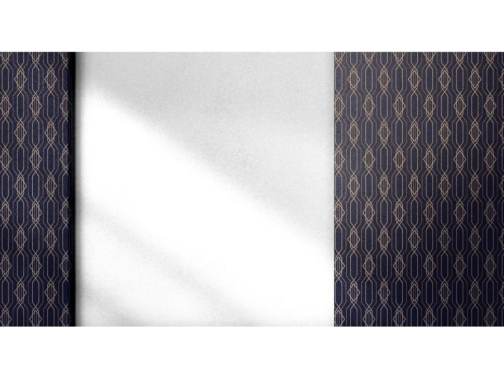 Seytex TP040 Seytex Lacivert Desenli Duvar Kağıdı tekstil duvar kağıdı
