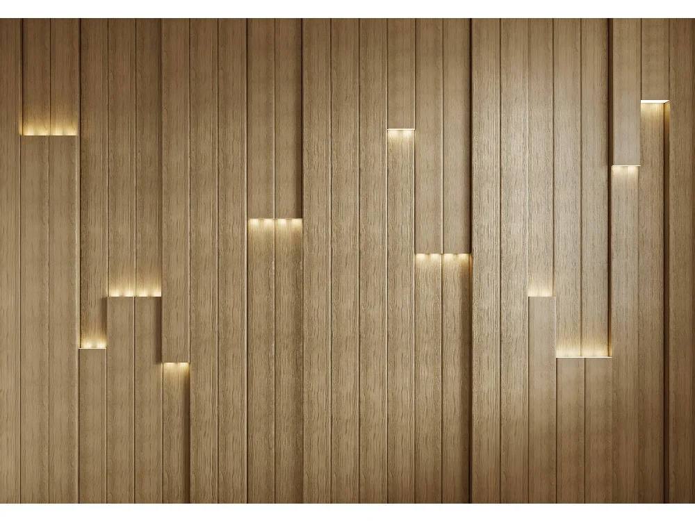 Seytex TP059 Seytex Işıklı Ahşap Duvar Kağıdı tekstil duvar kağıdı